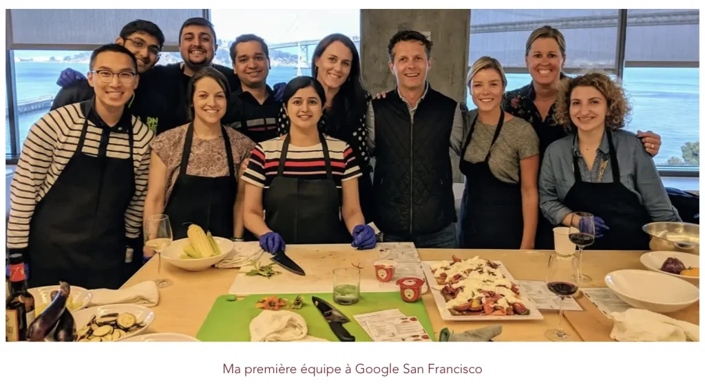 L'équipe de Marina à San Francisco